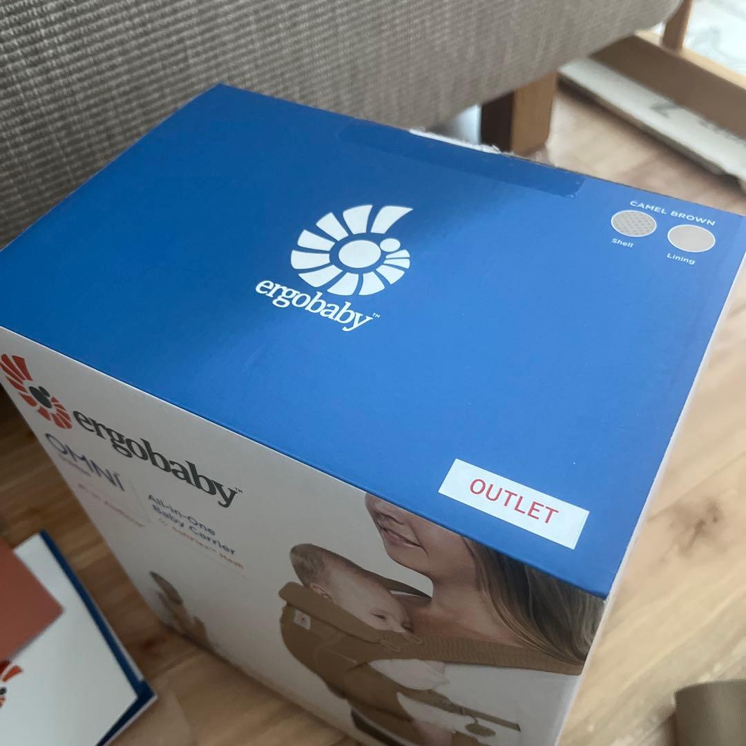 【未使用に近い】正規品　エルゴ　オムニブリーズ　キャメルブラウン　抱っこ紐
