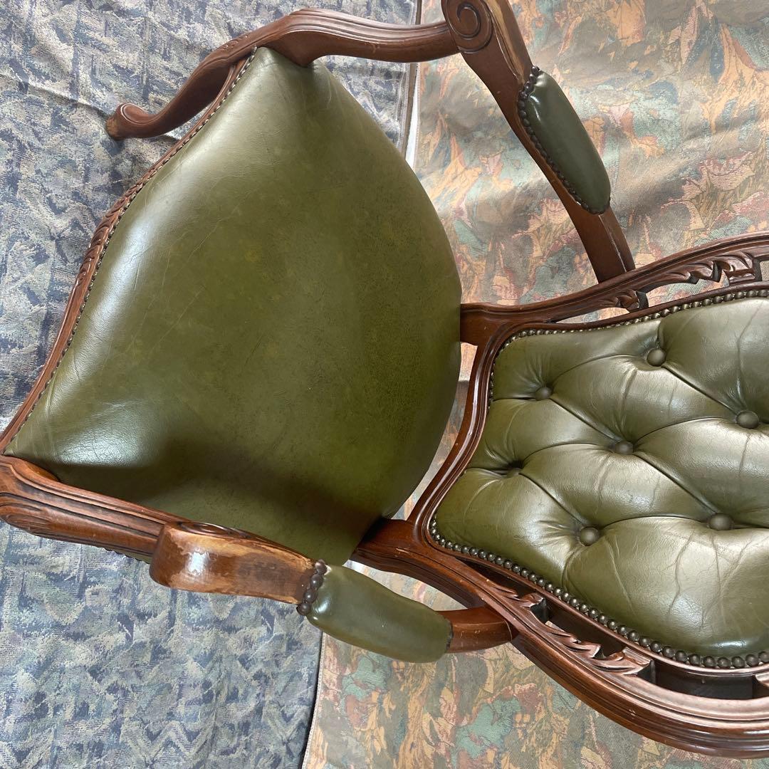 ⭕️ねこ帽子⭕️ ヨーロッパアンティークチェア