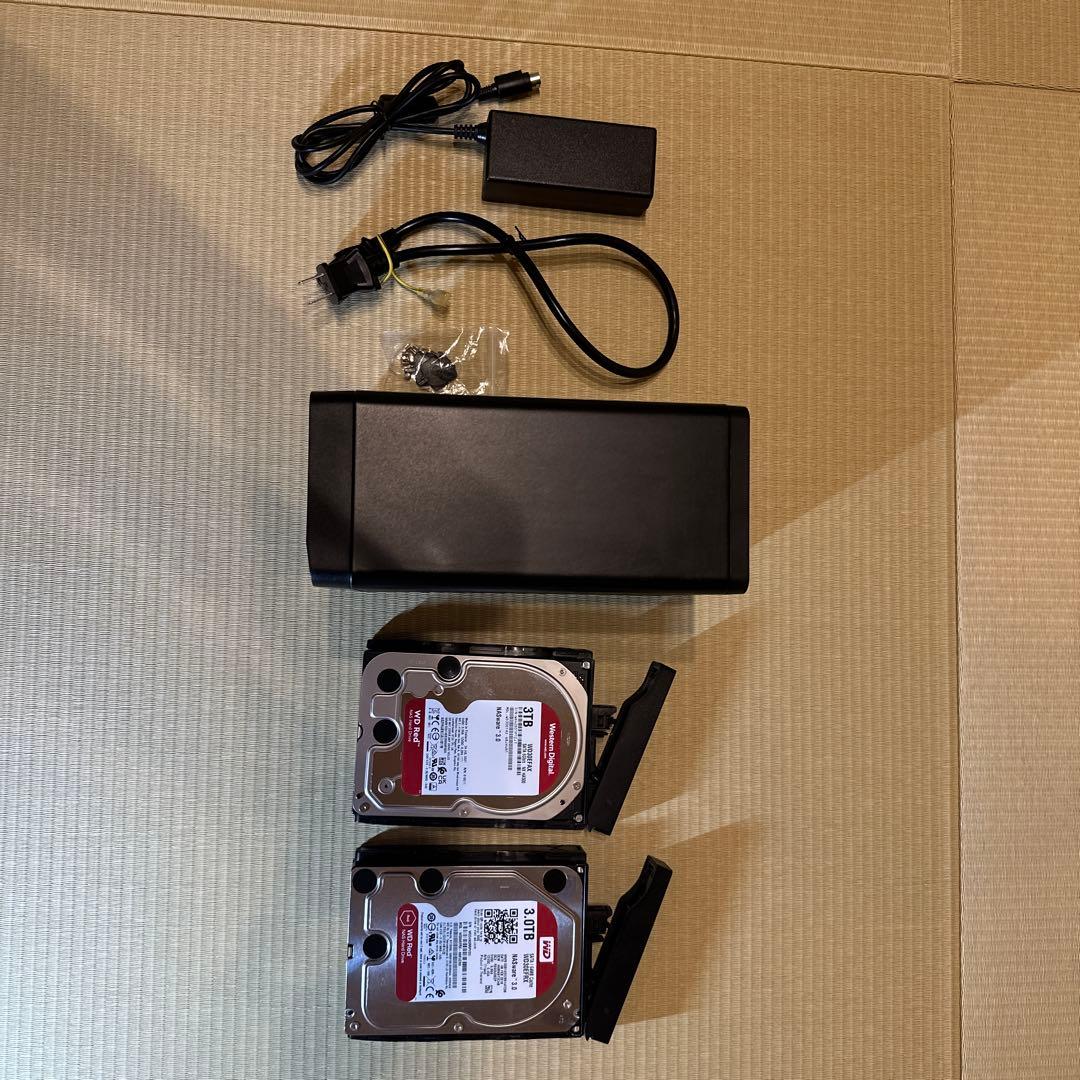 Synology DS718+ NAS ,WD HDD 3T×2台
