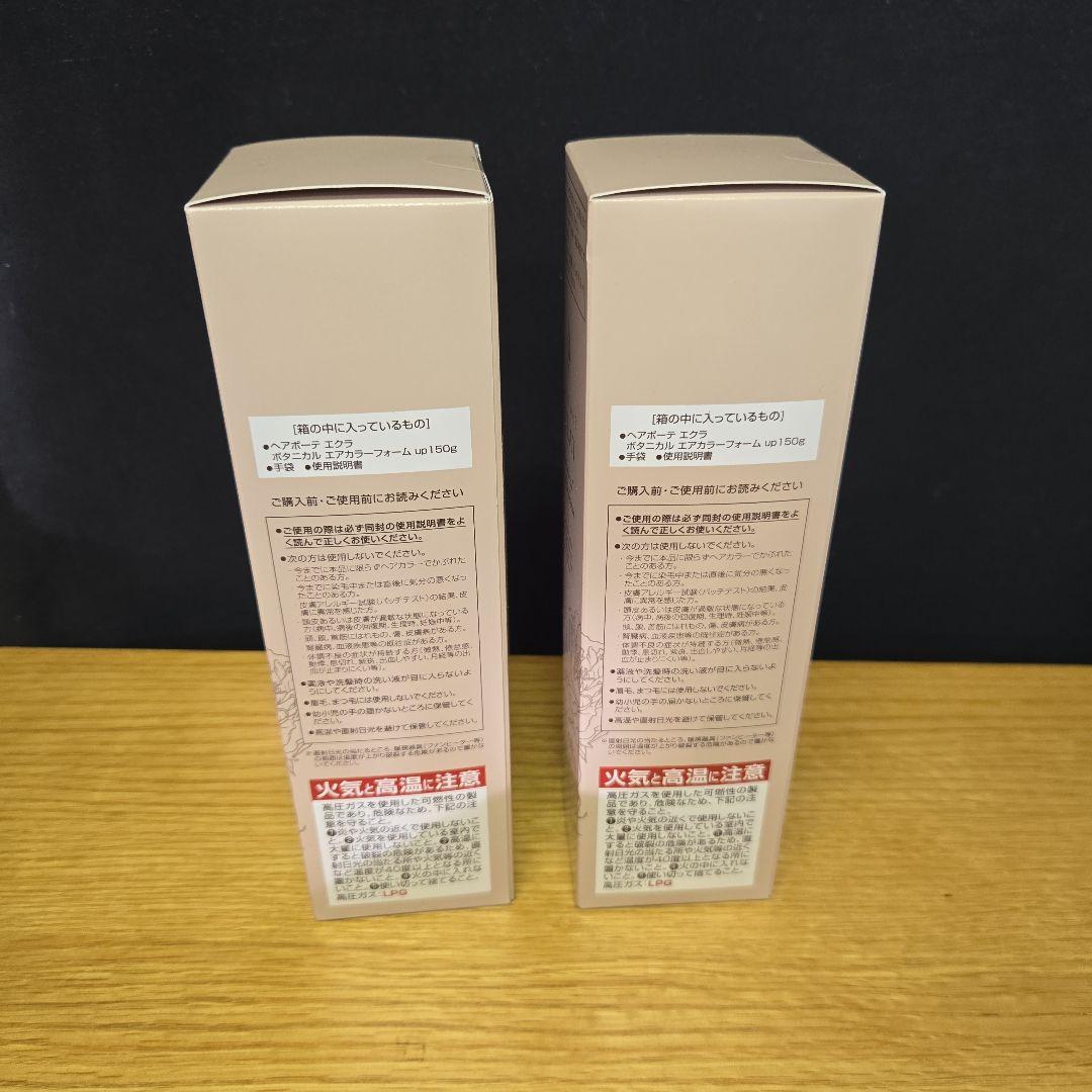 ヘアボーテ　エクラ　ボタニカル　エアカラーフォームUP　 ダークブラウン