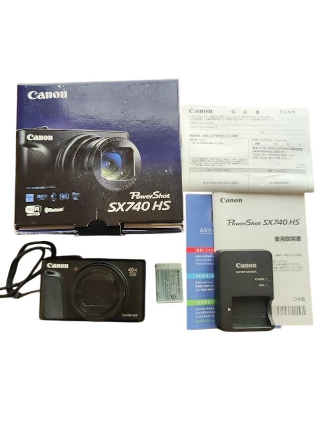 Canon PowerShot SX740 HS ブラック 40倍ズーム 美品