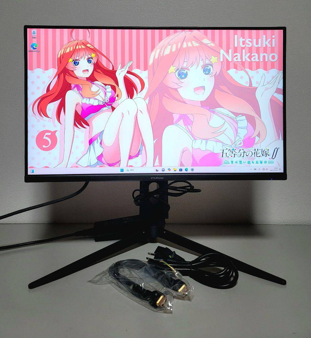美品　FUNAI FGM-24F350 ゲーミングモニター 24型 165Hz