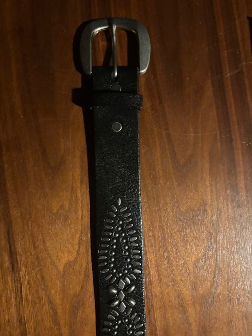 [希少] LEEスタッズベルト 本革