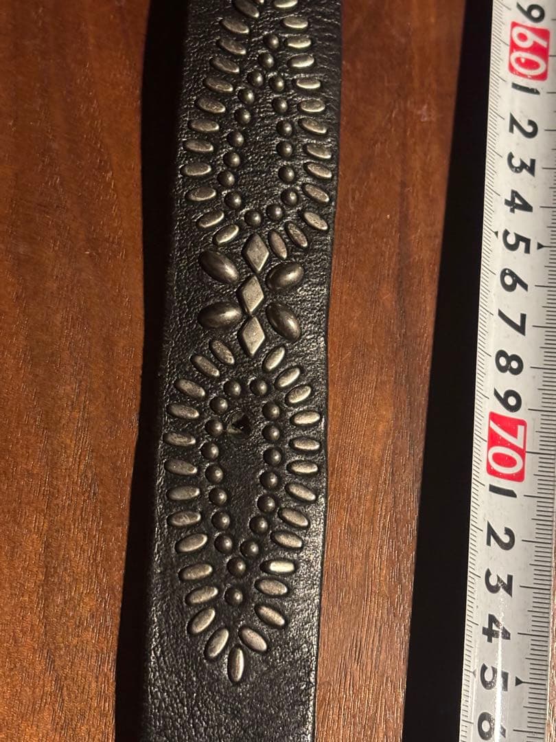 [希少] LEEスタッズベルト 本革