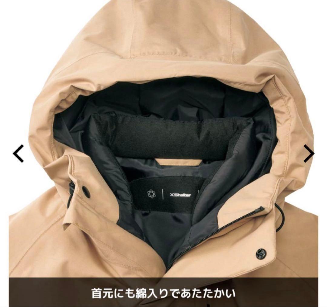 ②【新品未使用】Lサイズ 黒色 XShelter 断熱α防水防寒ジャケット