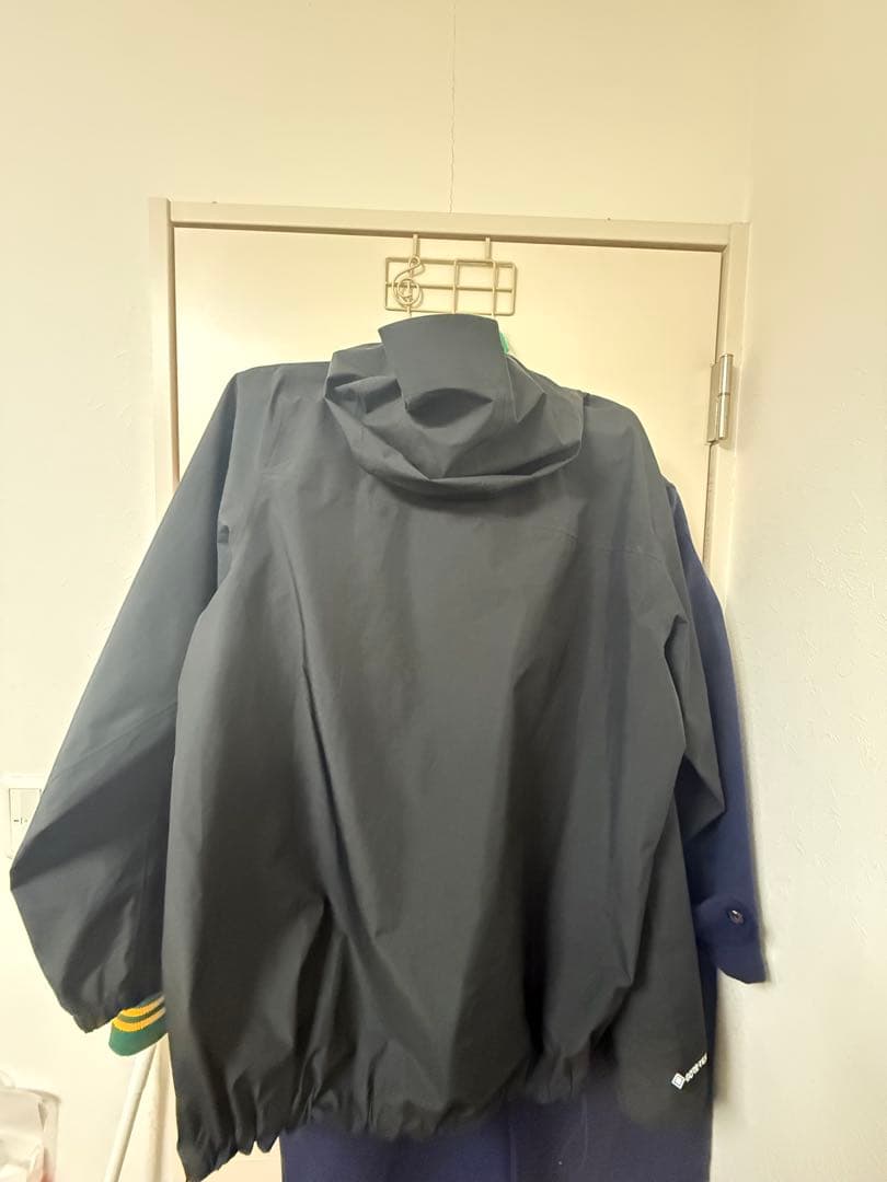 Salomon GORE-TEX ブラック マウンテンパーカー シェルジャケット