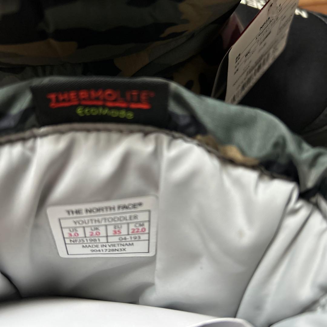THE NORTH FACE ブーツ　キッズ　ノースフェイス22cm