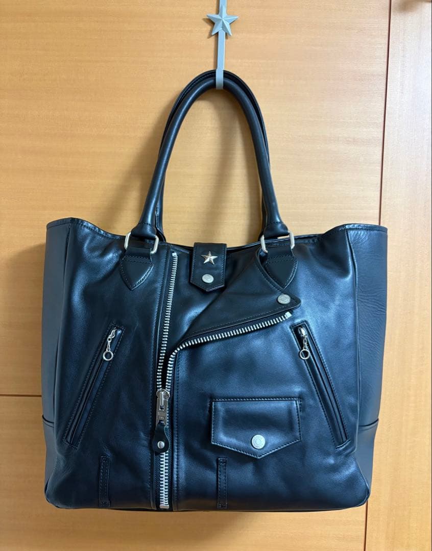Schott RIDERS TOTE BAG ライダース トートバッグ 牛革
