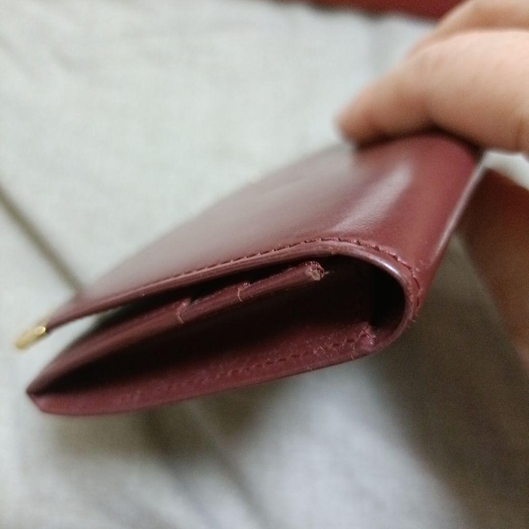 Cartier ダークレッド 名刺入れ