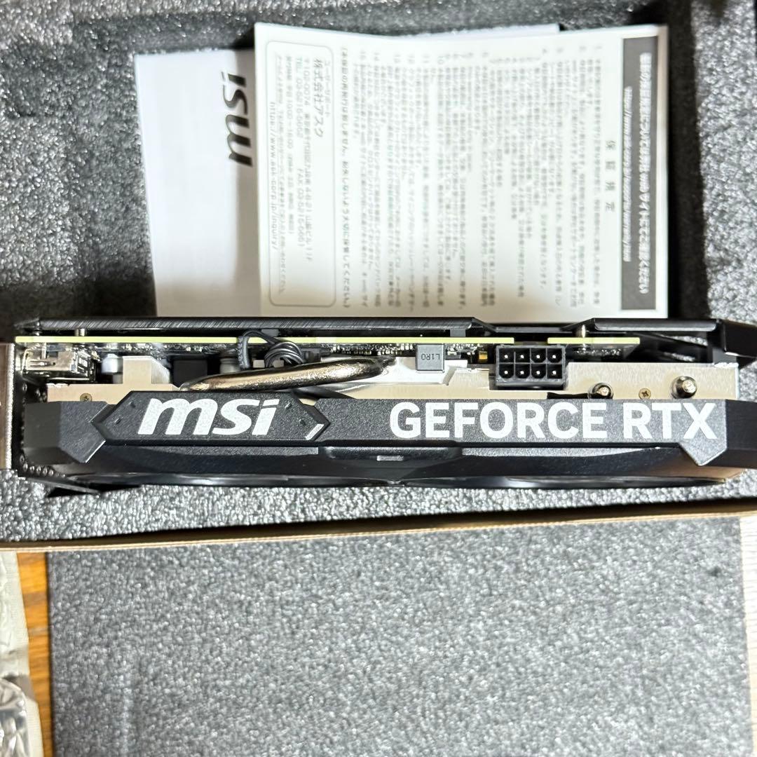 【完美品】MSI GeForce RTX 4060 Ti 16G 【即日発送】