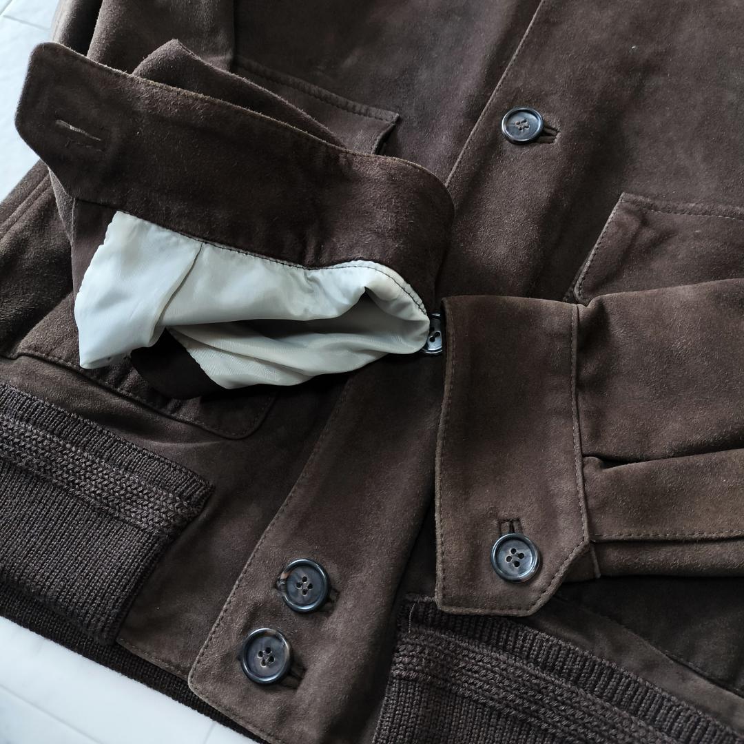 チンクアンタ A-1型 バルスターブルゾン 48 M ダークブラウン イタリア製