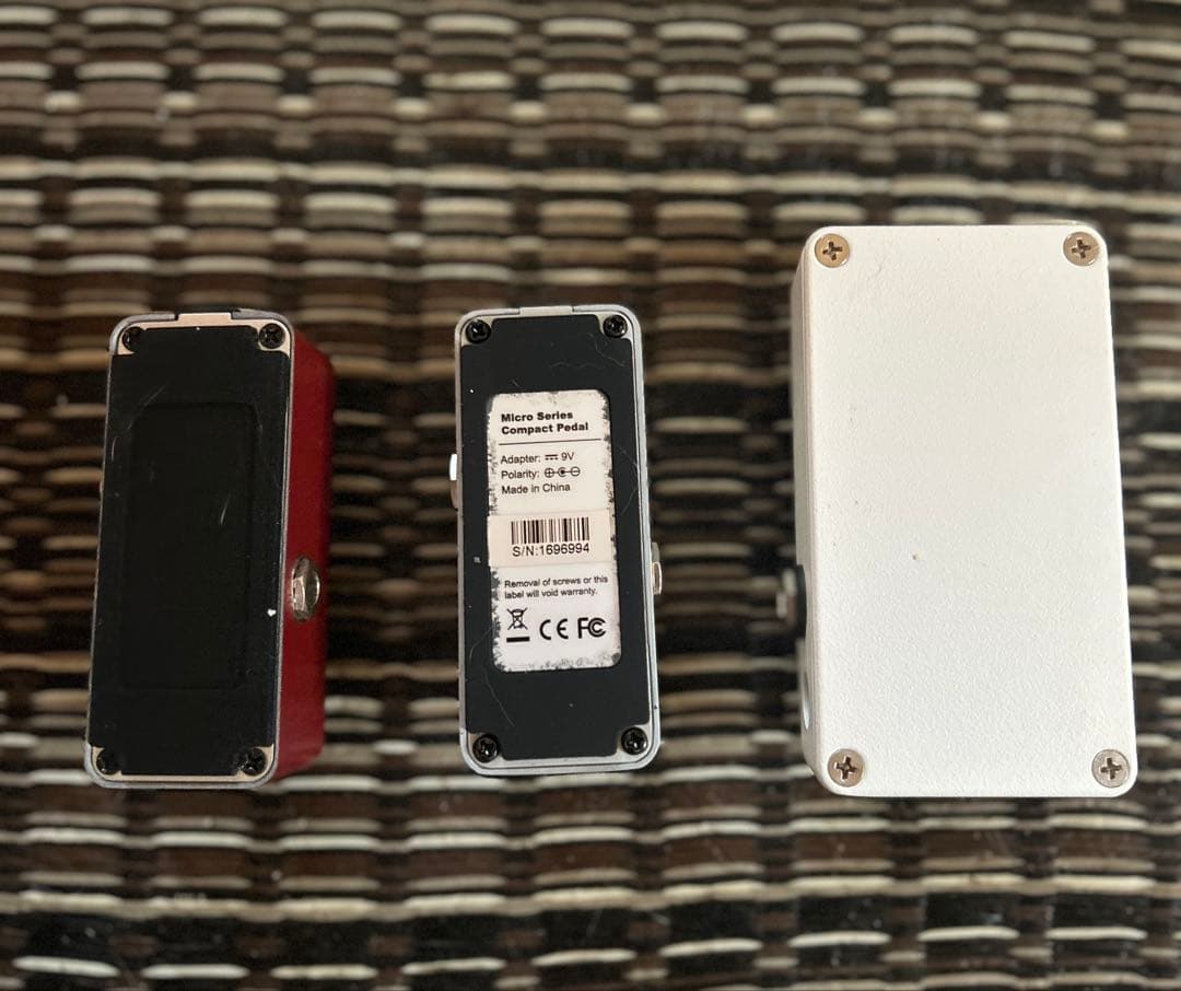 ギターエフェクターセット（Donner, Mooer, HMPF製OCD）