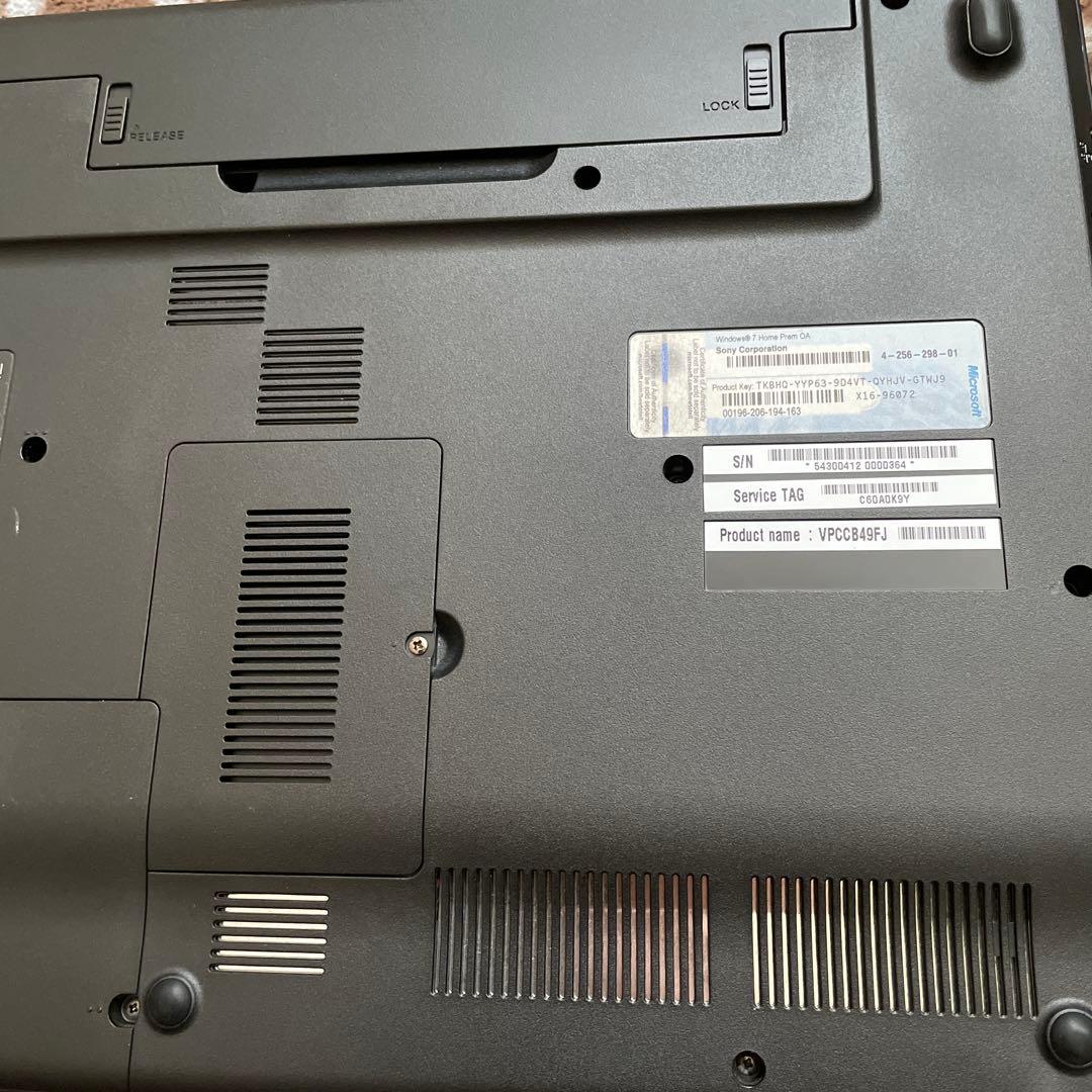 ジャンク品　 VAIO ノートパソコン　Windows7 PCG-71F14N
