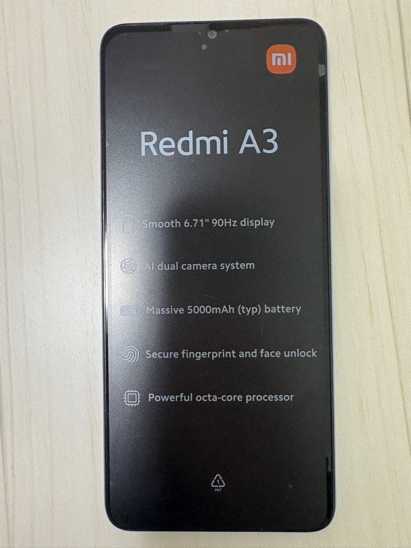 Redmi A3 スマートフォン本体