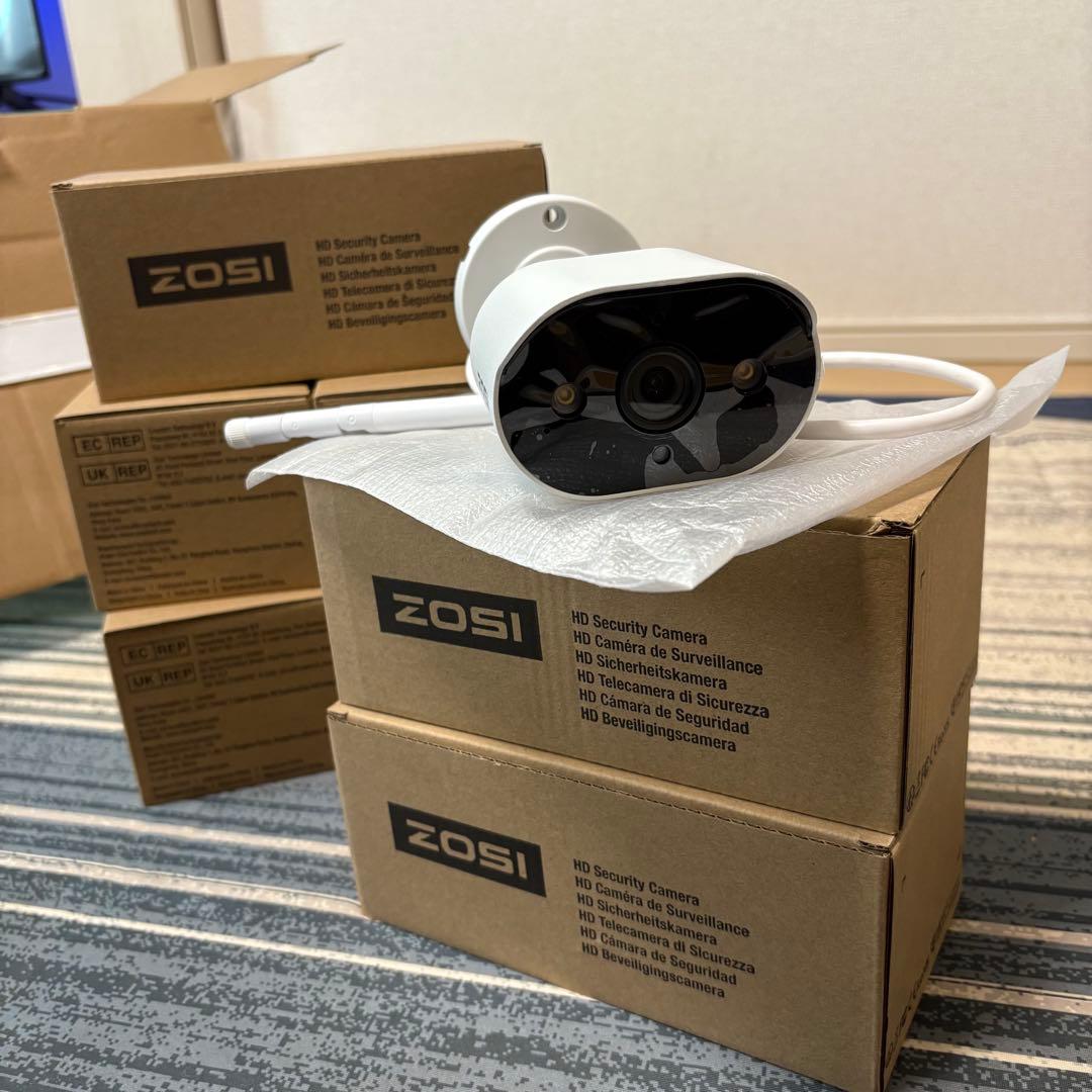 ZOSI HD防犯カメラ 8台セット