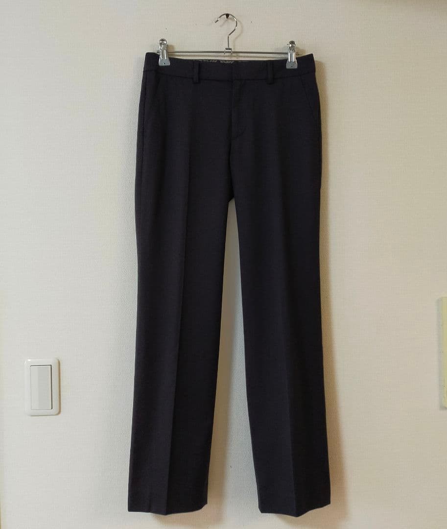 美品　BURBERRY　36　黒無地　パンツスーツ　セットアップ　ノバチェック