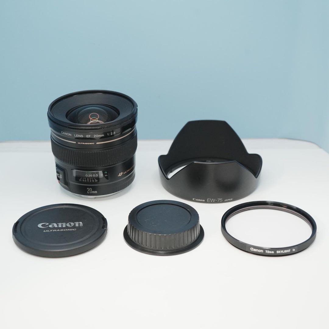 Canon純正 20mm F2.8 標準レンズ 美品 a4928