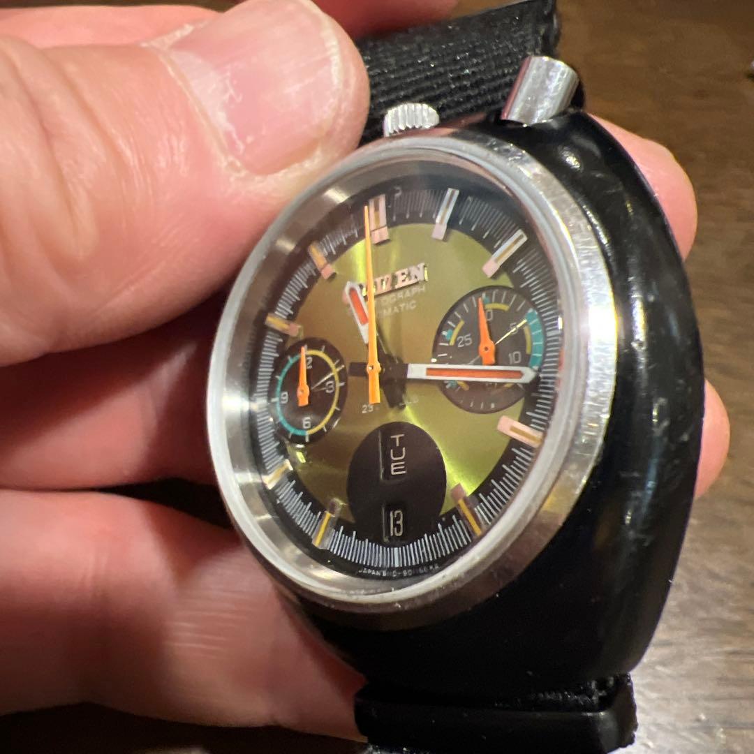 Citizen チャレンジタイマー自動巻き クロノグラフ 時計