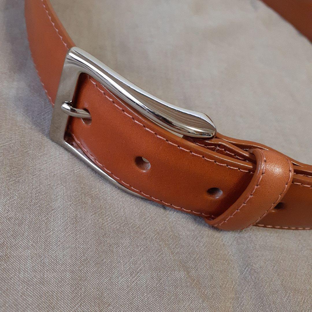 Alden/レザーベルト/ブラウン