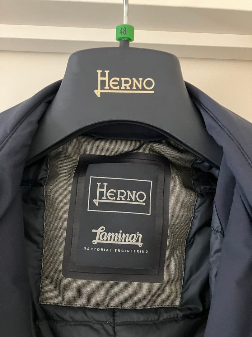 HERNO Laminar GORE-TEX フーデッドトレンチダウンコート48