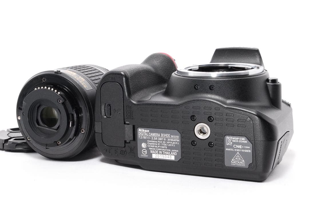 Nikon D3400◆超軽量◆スマホ転送◆一眼レフカメラ◆高級AF-Pレンズ◆