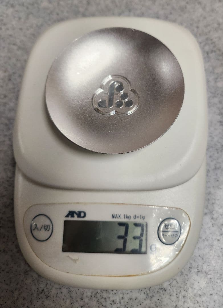 純銀盃皿のみ 甲台無し