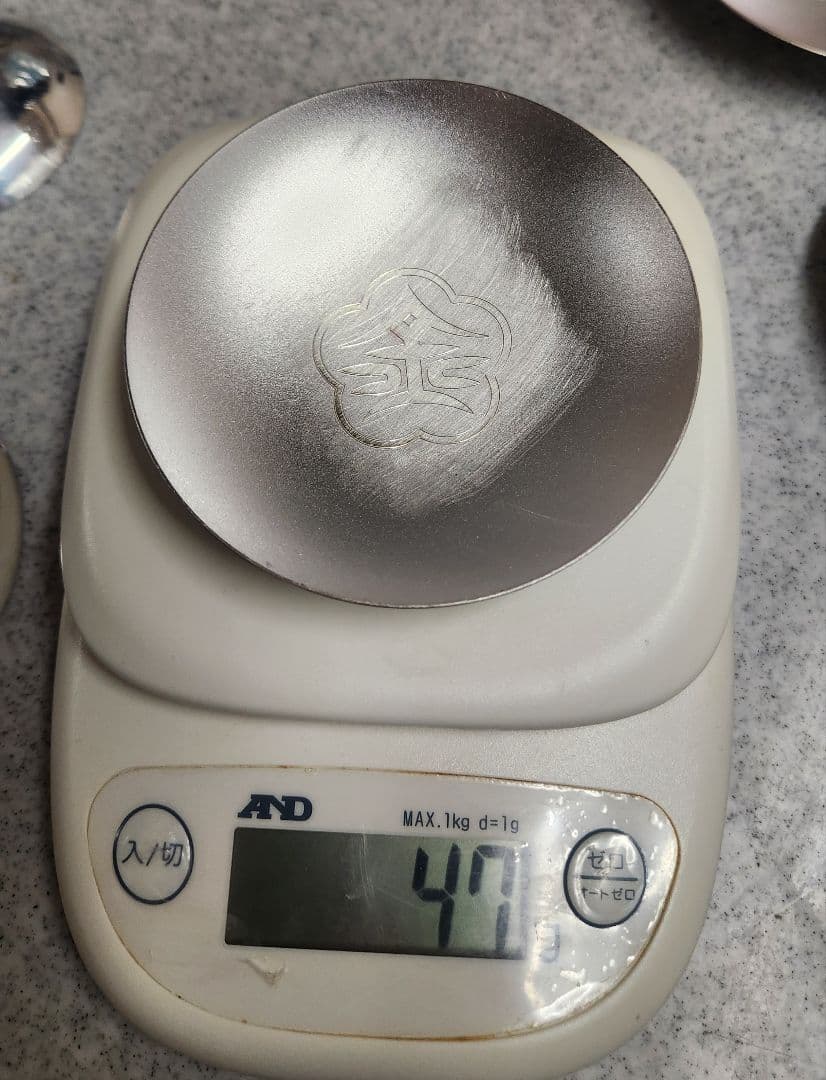 純銀盃皿のみ 甲台無し