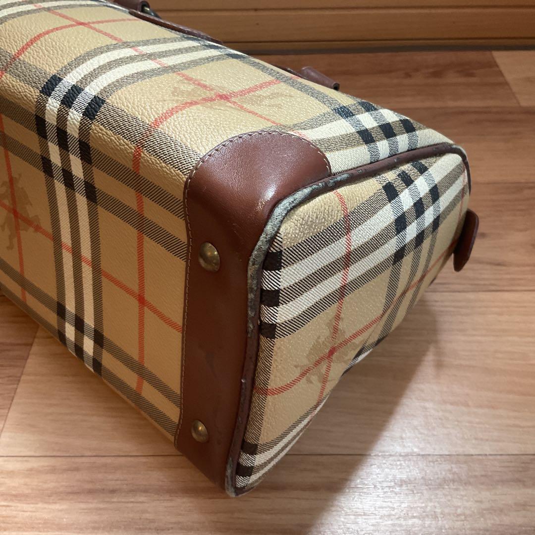 Burberry バーバリー　ボストンバッグ　チェック柄