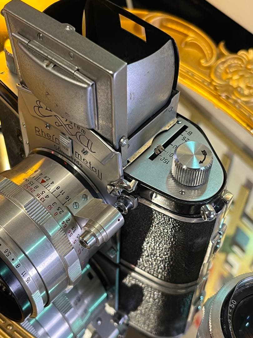 希少モデル イハゲー EXA ラインメタル 刻印入 レンズ2本付 美品