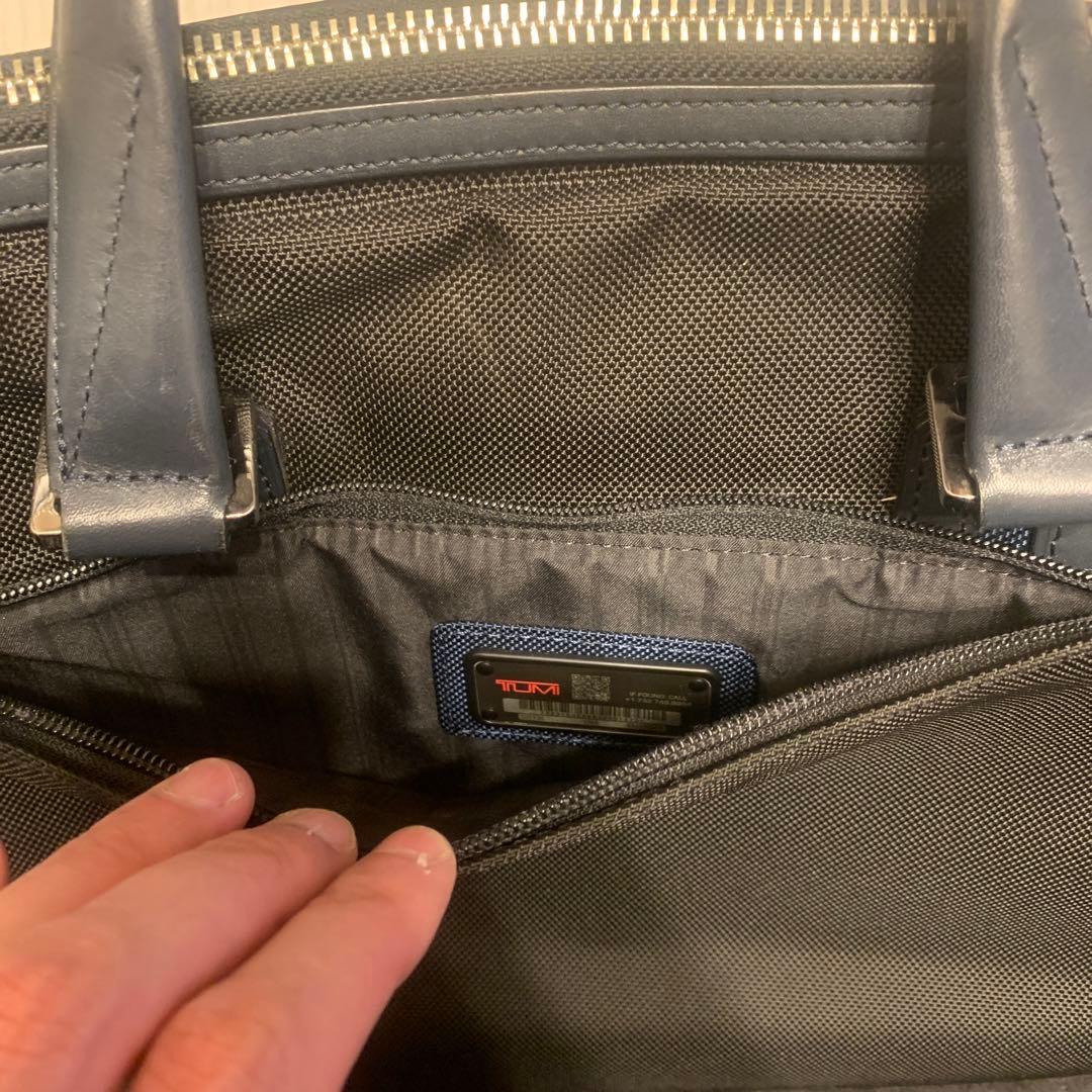 TUMI ネイビー ブラック ビジネスバッグ