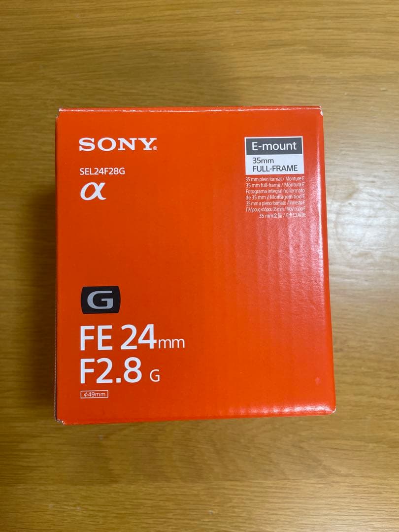 〈最終値下げ〉【美品】 24mm F2.8 SEL24F28G フルサイズ