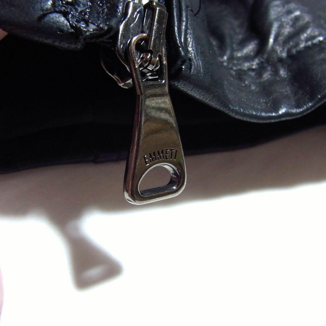 ring 別注 エンメティ ITALO イタロ ラムレザー ジャケット パーカー