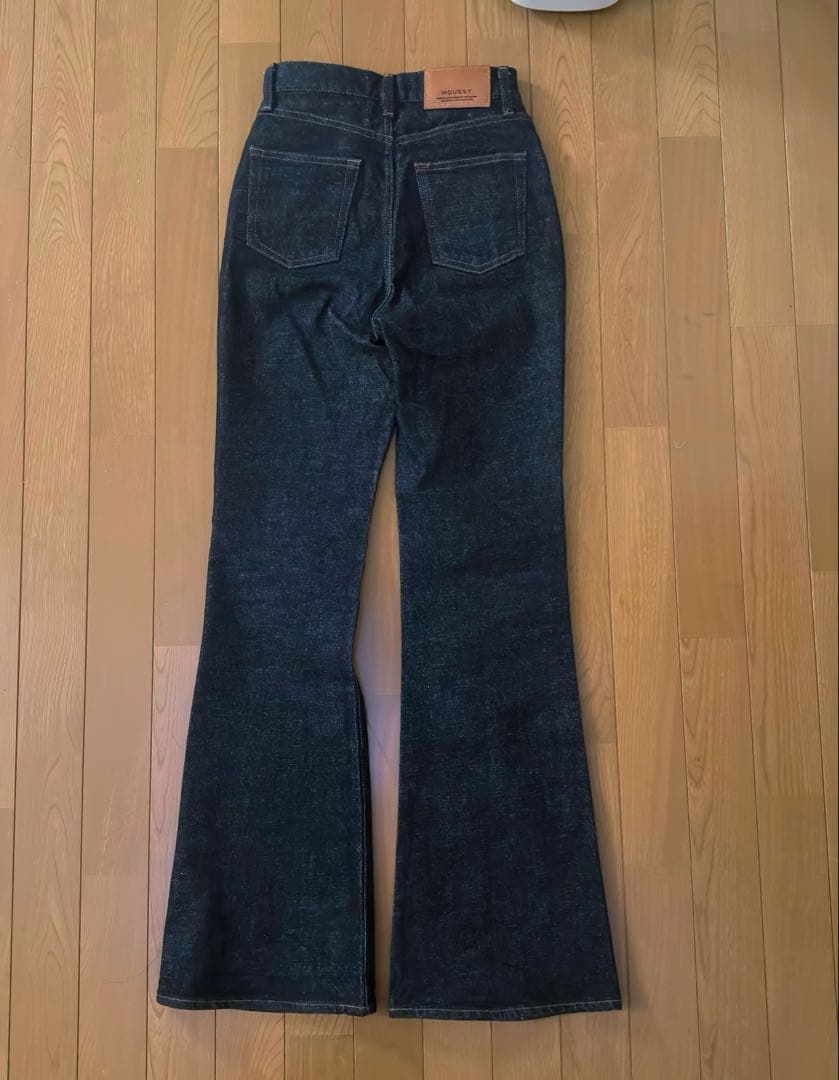 moussy MVSフレア ロング ワンウォッシュ 24inch