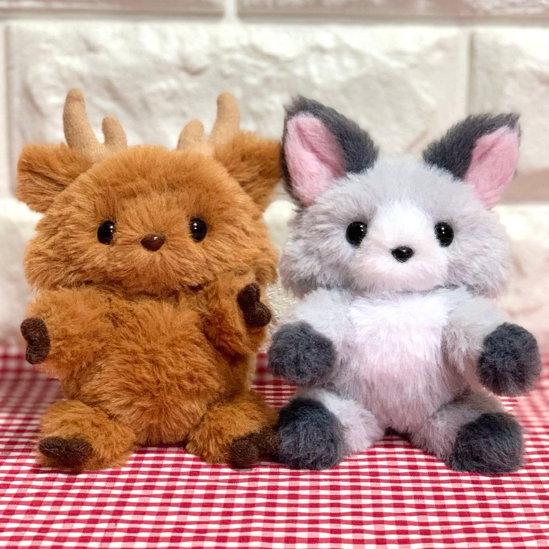 【きょん様】 狼さん ＆ 鹿さん 着ぐるみコスチューム ぬい服