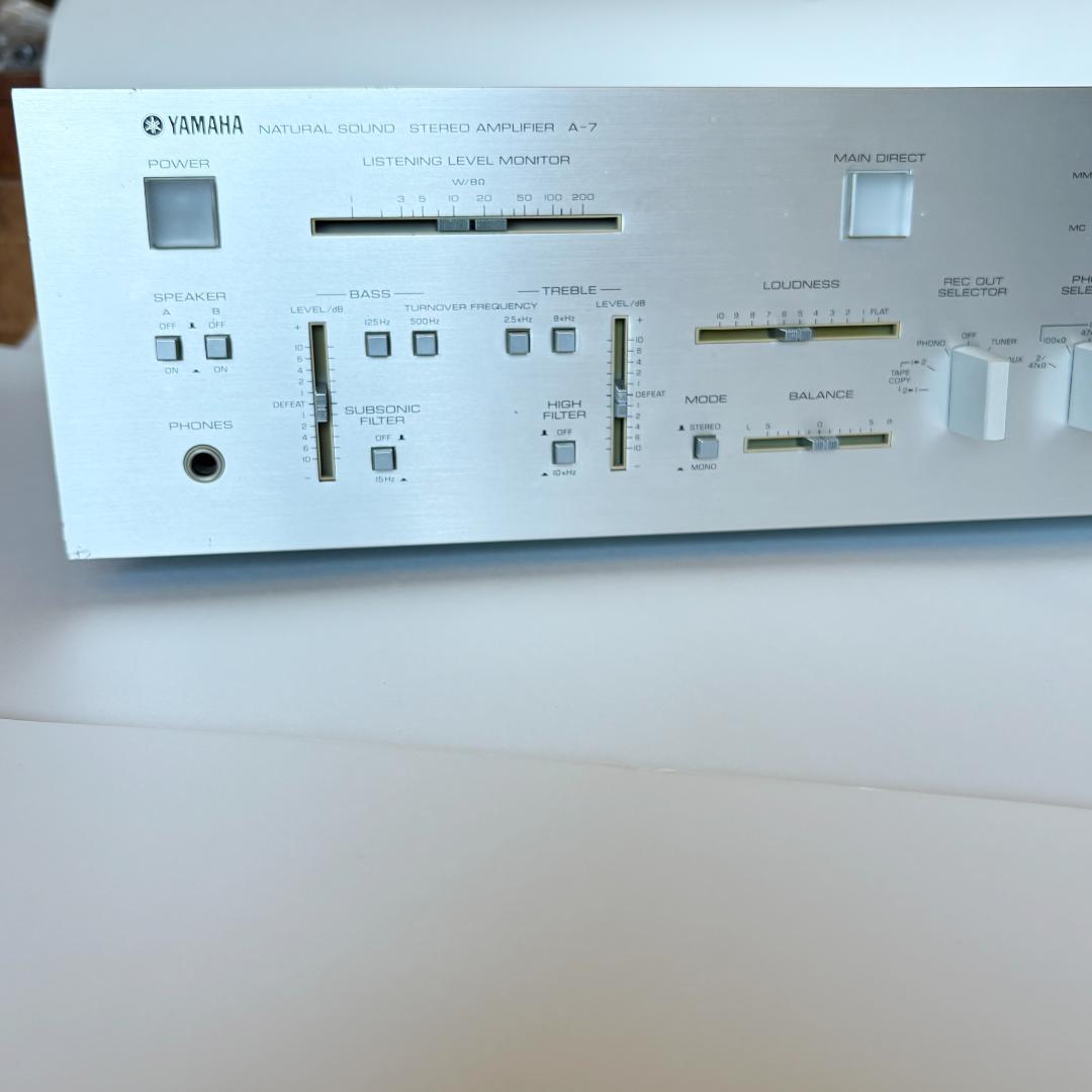 【ジャンク】YAMAHA　A-7　プリメインアンプ　ジャンク品