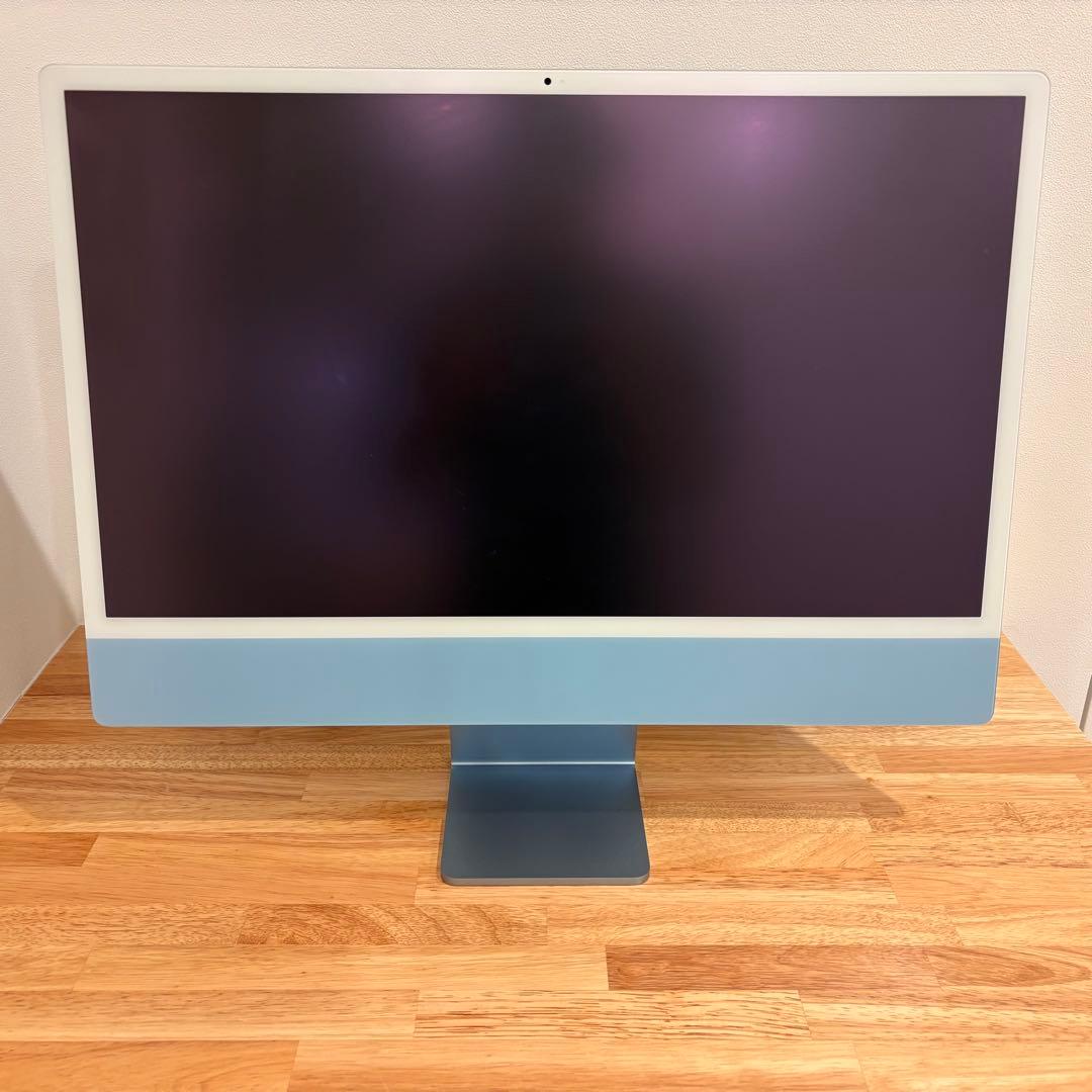 iMac 2021 24インチMGPK3J/A ブルー