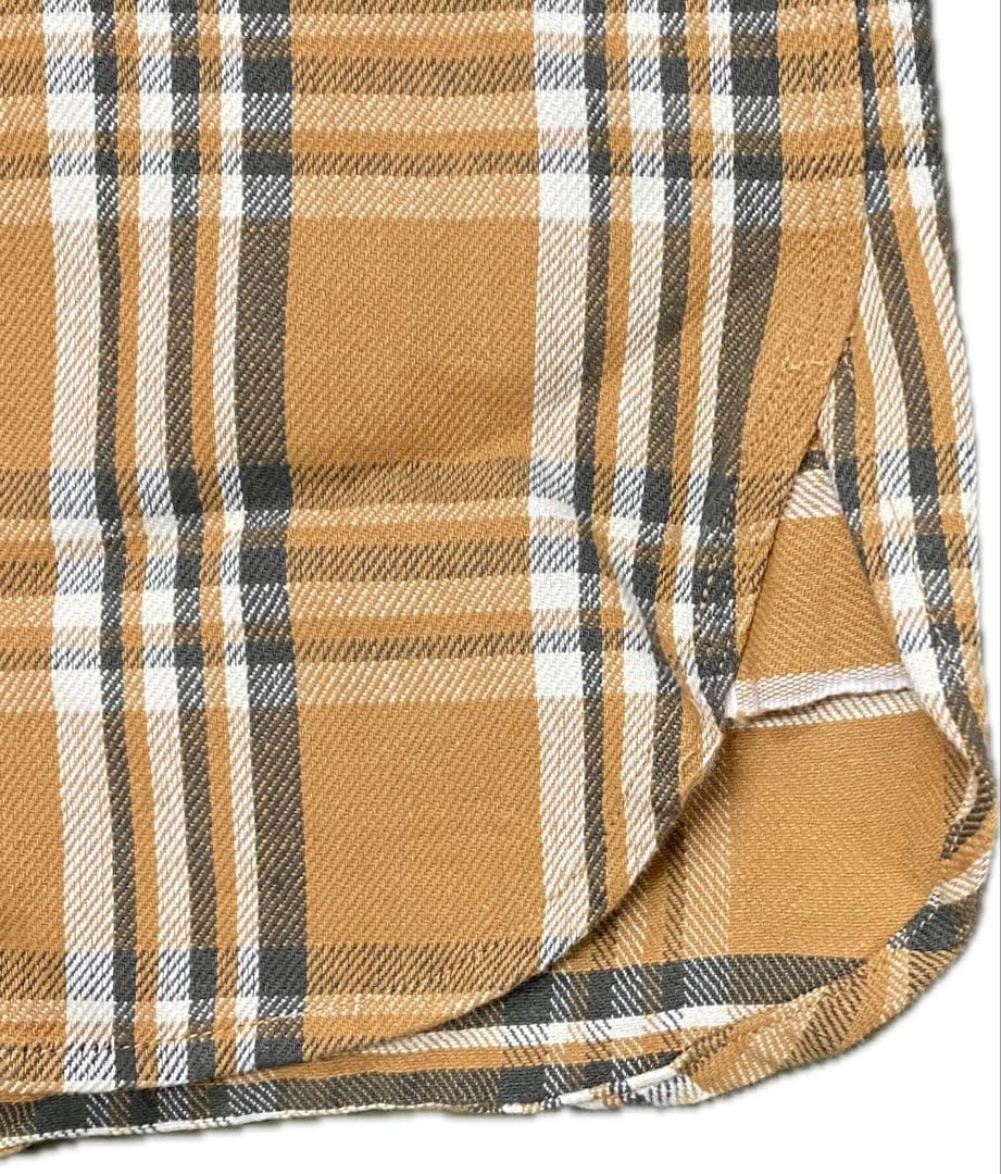 新品 マチ付 Atlast&co ヘビネル ヘビーネルシャツ 16 ビッグサイズ