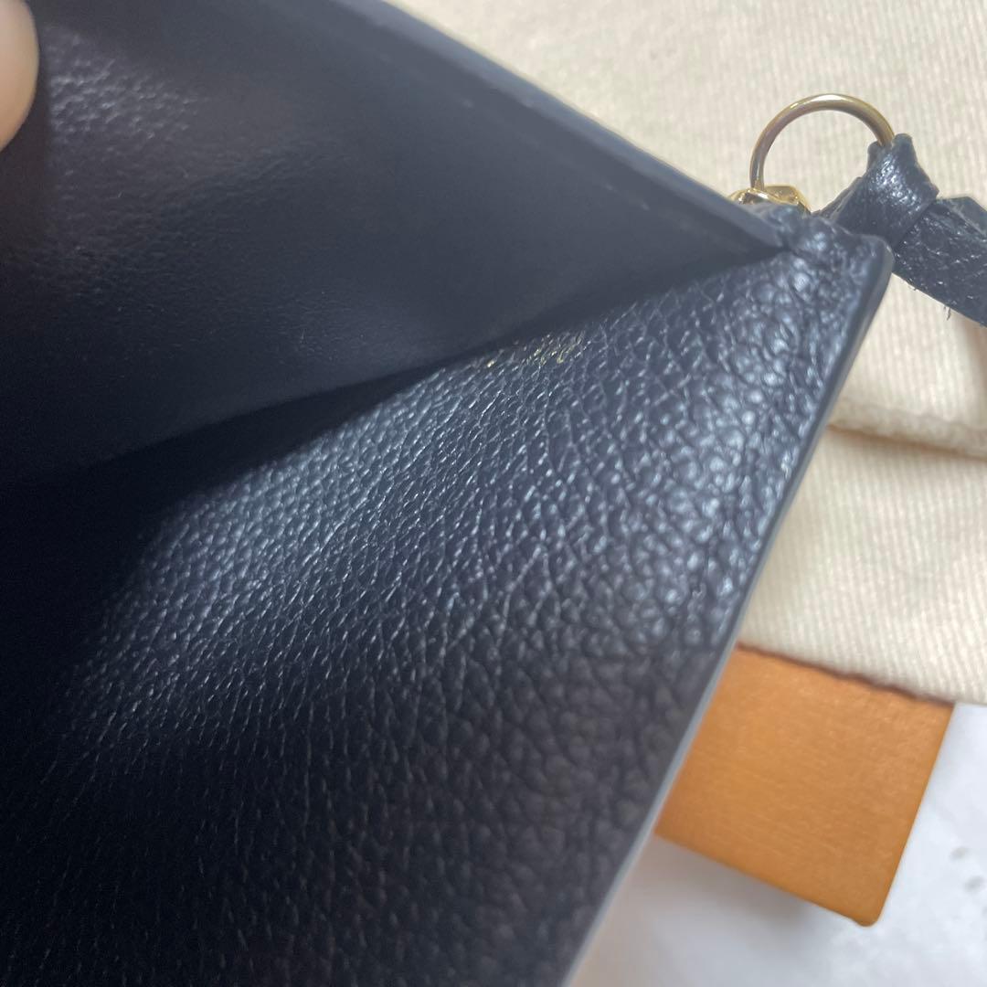 良品　ルイヴィトン アンプラント ポルトフォイユ ヴィクトリーヌ 黒