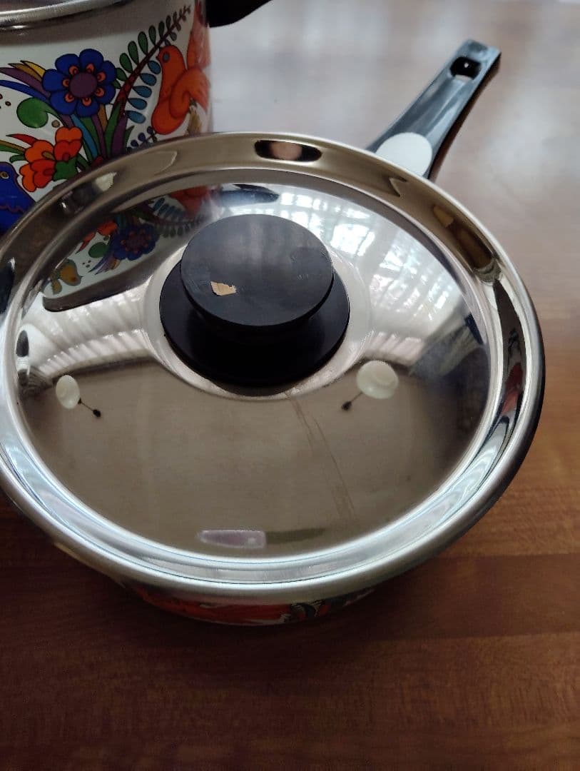 西ドイツ ビレロイ&ボッホ ASTA ホーロー両手鍋 片手鍋 3点セット