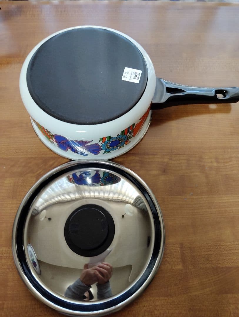 西ドイツ ビレロイ&ボッホ ASTA ホーロー両手鍋 片手鍋 3点セット