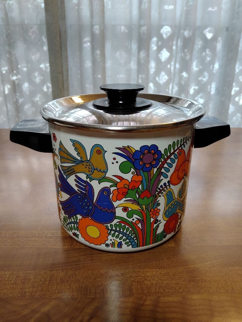 西ドイツ ビレロイ&ボッホ ASTA ホーロー両手鍋 片手鍋 3点セット