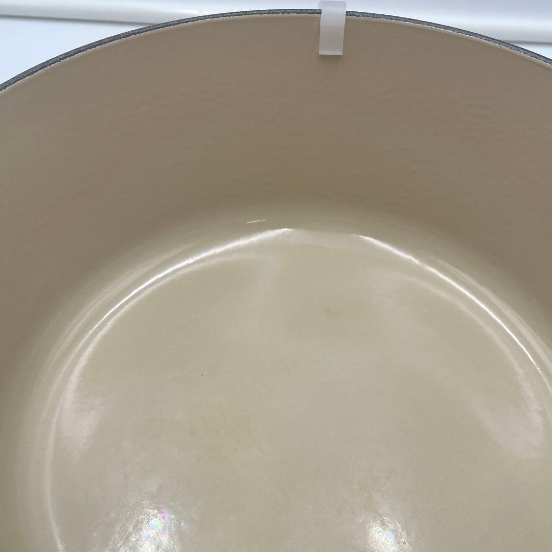 美品　LE CREUSET ココット ロンド 24cm レッド