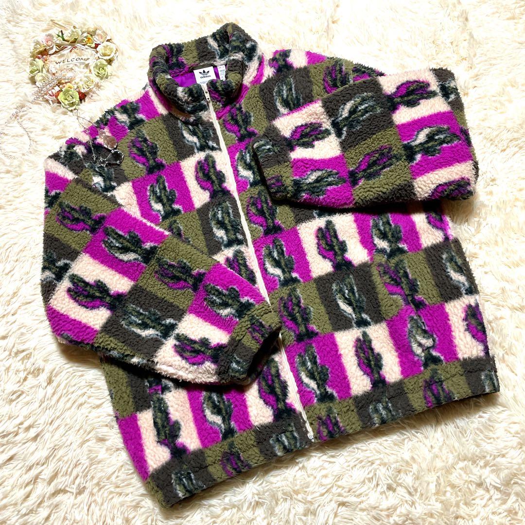 【ビッグサイズ】アディダス　ブルゾン　 3XL ゆるダボ　入手困難　パープル