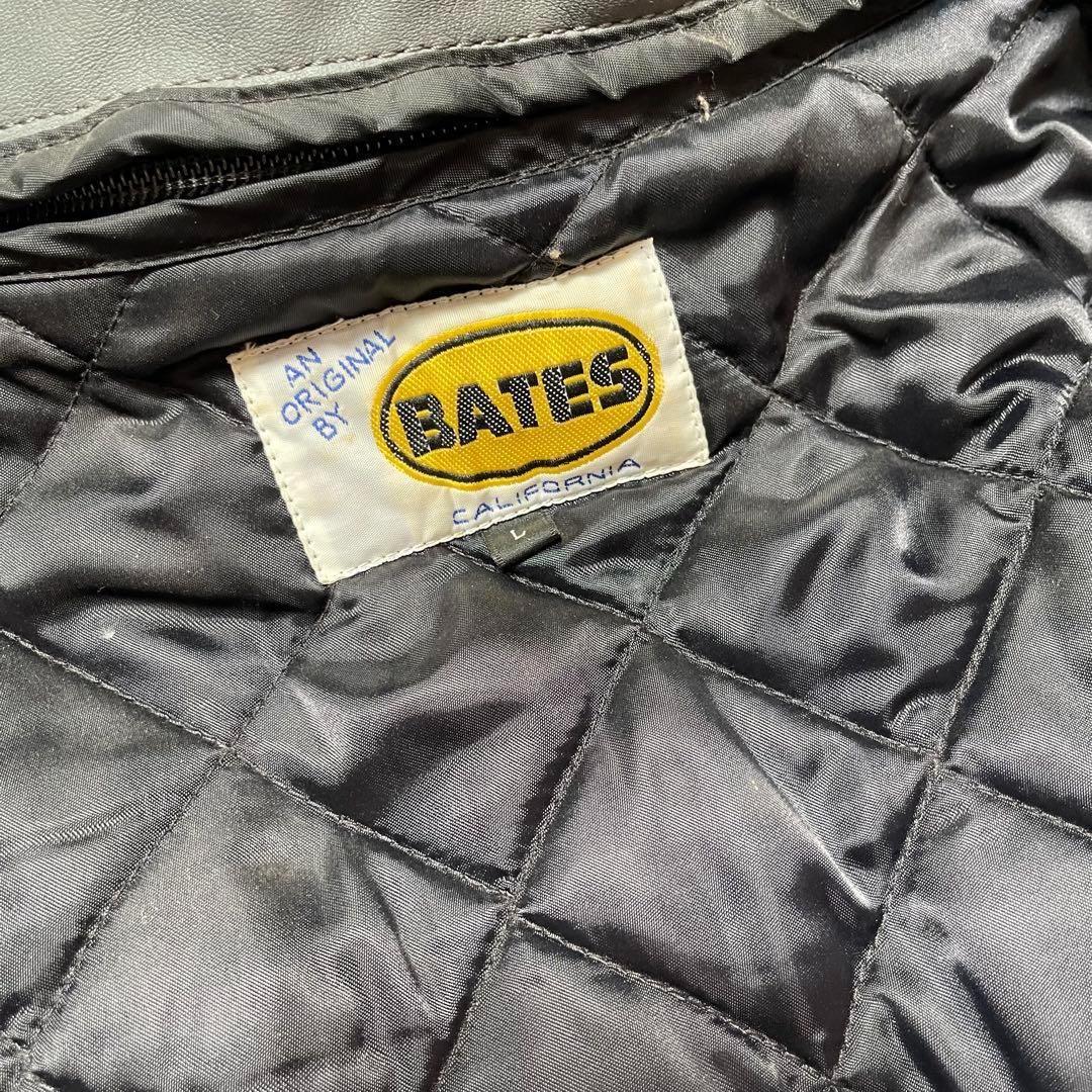 ベイツ シングルライダース レザージャケット ライナー付 BATES