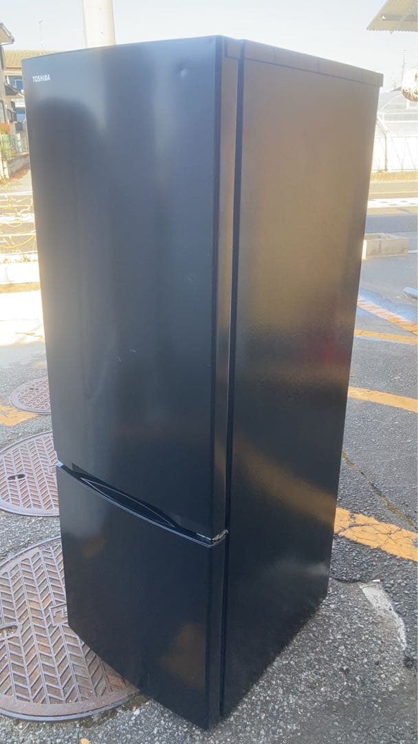 ビックサイズ2ドアTOSHIBA GR-17BS(K)ブラック冷蔵庫 2021年