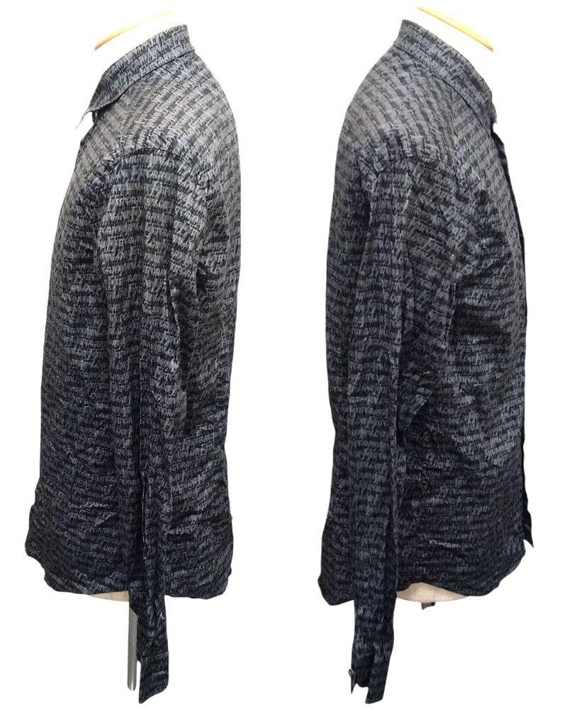 EMPORIO　ARMANI　エンポリオアルマーニ　総柄　長袖シャツ