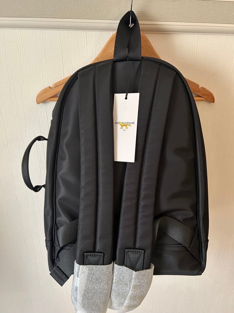新品 メゾンキツネ maison kitsune リュック ブラック