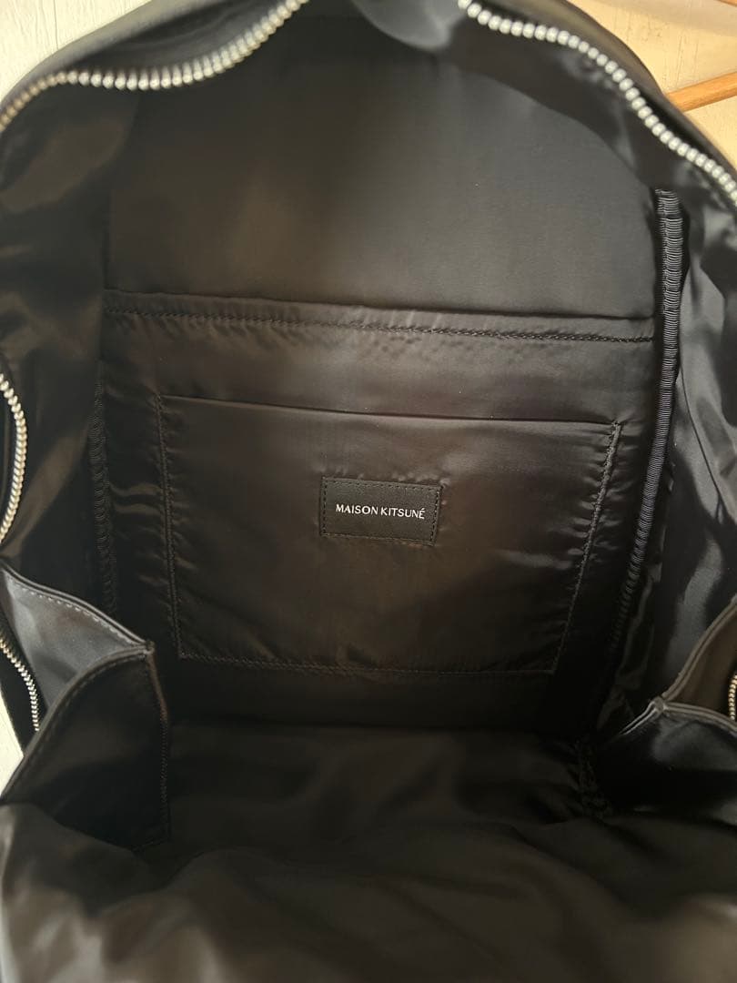 新品 メゾンキツネ maison kitsune リュック ブラック