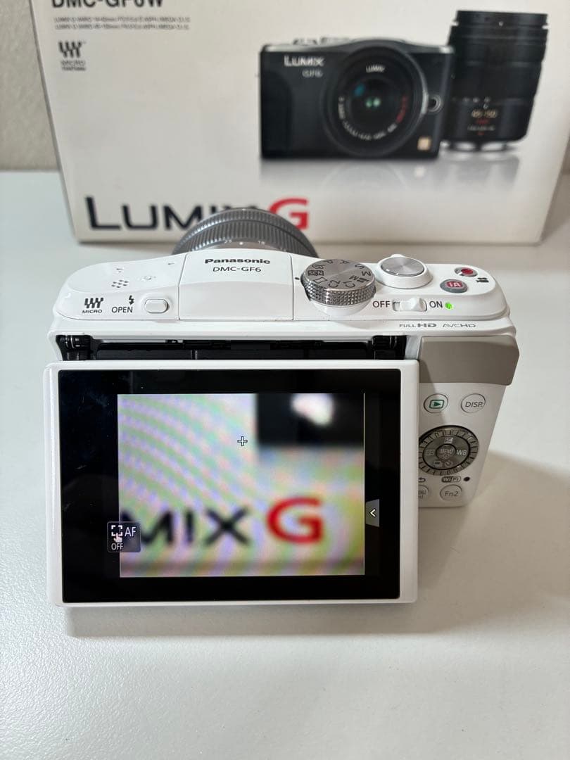 Panasonic DMC-GF6W ミラーレス一眼 ホワイト