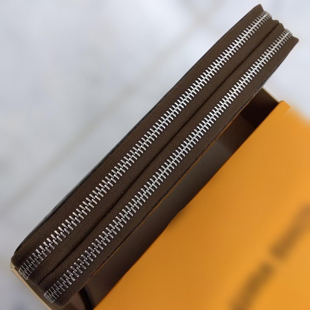 Gucci 本物クロコダイル ドキュメントケース 長財布 オリーブ 茶系